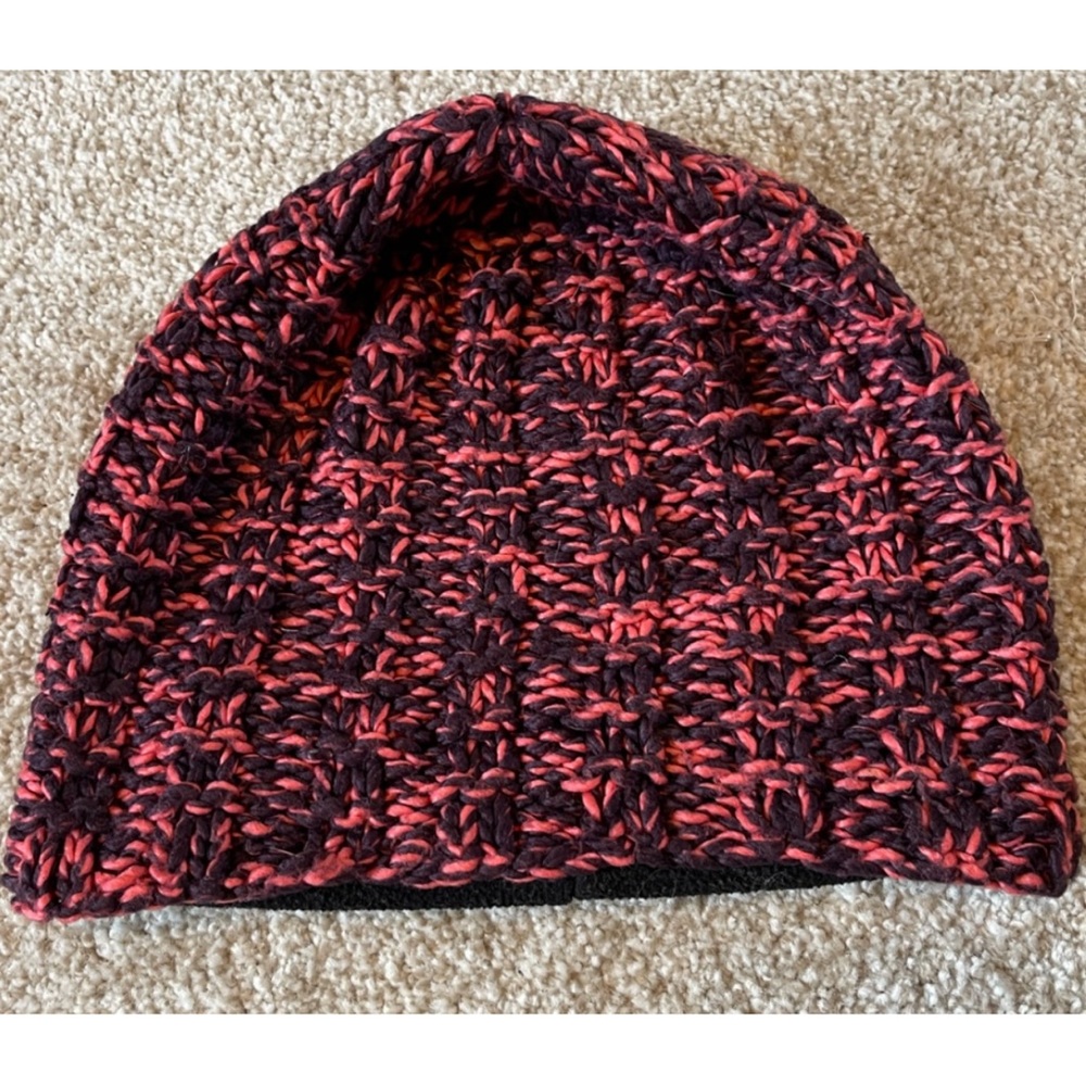 Rare Bula Pink Purple Rainbow Illusion Knitted Wool Snow Beanie Cap